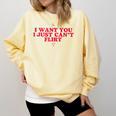 Introvert Valentines Day I Want You I Just Can't Flirt Comfort Colors Sweatshirt Butter Introvert Valentines Day I Want You I Just Can't Flirt Comfort Colors Sweatshirt Butter