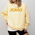 JOMO Joy Of Missing Out Introvert Comfort Colors Sweatshirt Butter JOMO Joy Of Missing Out Introvert Comfort Colors Sweatshirt Butter