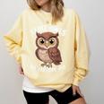 I Like Owls And Maybe 3 People Introvert Humor Casual Comfort Colors Sweatshirt Butter I Like Owls And Maybe 3 People Introvert Humor Casual Comfort Colors Sweatshirt Butter