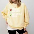 Socially Awkward Introvert Anxious Awkwardly Social Comfort Colors Sweatshirt Butter
