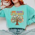 100 Days Of School 100 Days In The Books Librarian Read Comfort Colors Sweatshirt Butter