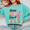 100th Day Of School Teacher Books 100 Days Of Preschool Girl Comfort Colors Sweatshirt Butter