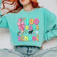 100th Day Of School Teacher Books 100 Days Of School Women Comfort Colors Sweatshirt Butter 100th Day Of School Teacher Books 100 Days Of School Women Comfort Colors Sweatshirt Butter