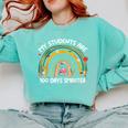 100th Day Of School Teachers Students Women Floral Books Comfort Colors Sweatshirt Butter 100th Day Of School Teachers Students Women Floral Books Comfort Colors Sweatshirt Butter