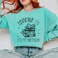 14th Birthday Girls Chapter 14 Its My Birthday Book Lover Comfort Colors Sweatshirt Butter