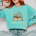 1955 Chapter Seventy 70th Birthday Wildflower Book 70 Yr Old Comfort Colors Sweatshirt Butter 1955 Chapter Seventy 70th Birthday Wildflower Book 70 Yr Old Comfort Colors Sweatshirt Butter
