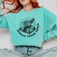 2 SIDES I Look Better Bent Over A Book Saying Quote Comfort Colors Sweatshirt Butter