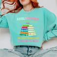 Abibliophobia Book Lovers Graphic Comfort Colors Sweatshirt Butter