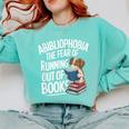 Abibliophobia Dog Book Lover Library Comfort Colors Sweatshirt Butter Abibliophobia Dog Book Lover Library Comfort Colors Sweatshirt Butter