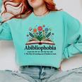 Abibliophobia Noun The Fear Of Running Out Of Books To Read Comfort Colors Sweatshirt Butter Abibliophobia Noun The Fear Of Running Out Of Books To Read Comfort Colors Sweatshirt Butter