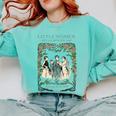 Alcott Little Women Characters Literature Book Illustration Comfort Colors Sweatshirt Butter Alcott Little Women Characters Literature Book Illustration Comfort Colors Sweatshirt Butter