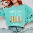 Applied Behavior Analysis Book Wildflower ABA RBT Therapist Comfort Colors Sweatshirt Butter Applied Behavior Analysis Book Wildflower ABA RBT Therapist Comfort Colors Sweatshirt Butter