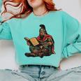 Attila The Hun Reading A Book Comfort Colors Sweatshirt Butter Attila The Hun Reading A Book Comfort Colors Sweatshirt Butter