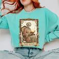 The Aunt Tarot Card Women Skeleton Aunty Book Lover Comfort Colors Sweatshirt Butter The Aunt Tarot Card Women Skeleton Aunty Book Lover Comfort Colors Sweatshirt Butter