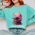 Axolotl Book Lover Librarian Reading Library Readers Comfort Colors Sweatshirt Butter Axolotl Book Lover Librarian Reading Library Readers Comfort Colors Sweatshirt Butter