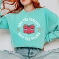Ban The Fascists Save The Books Banned Books Free Speech Comfort Colors Sweatshirt Butter