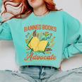 Banned Books Week Read Banned Books Reader Comfort Colors Sweatshirt Butter