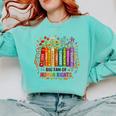 Boho Floral Book Big Fan Of Human Rights Liberal Protest Comfort Colors Sweatshirt Butter Boho Floral Book Big Fan Of Human Rights Liberal Protest Comfort Colors Sweatshirt Butter