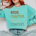Book Chapter Verse Christian Bible Reformed Theology Comfort Colors Sweatshirt Butter Book Chapter Verse Christian Bible Reformed Theology Comfort Colors Sweatshirt Butter