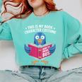 This Is My Book Character Costume Cute Pigeon Kids Reading Comfort Colors Sweatshirt Butter This Is My Book Character Costume Cute Pigeon Kids Reading Comfort Colors Sweatshirt Butter