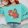 This Is My Book Character Costume- Pigeon Kids Reading Comfort Colors Sweatshirt Butter