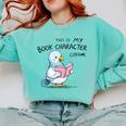 This Is My Book Character Costume I Pigeon Reading Tee Comfort Colors Sweatshirt Butter This Is My Book Character Costume I Pigeon Reading Tee Comfort Colors Sweatshirt Butter