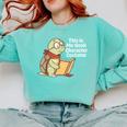 This Is My Book Character Costume Turtle Kids Reading Comfort Colors Sweatshirt Butter This Is My Book Character Costume Turtle Kids Reading Comfort Colors Sweatshirt Butter