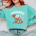 Book Dinosaur T-Rex Bookworm Dino Book Reading Comfort Colors Sweatshirt Butter Book Dinosaur T-Rex Bookworm Dino Book Reading Comfort Colors Sweatshirt Butter