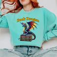 Book Dragon Mark Minson's Books Comfort Colors Sweatshirt Butter Book Dragon Mark Minson's Books Comfort Colors Sweatshirt Butter