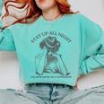 The Book Ended On a Cliffhanger Cute Book Lover Teach Comfort Colors Sweatshirt Butter