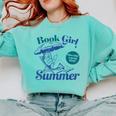 Book Girl Summer Bookish Beach Comfort Colors Sweatshirt Butter Book Girl Summer Bookish Beach Comfort Colors Sweatshirt Butter