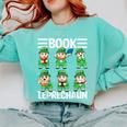 Book Leprechaun St Patrick's Day Library Librarian Reading Comfort Colors Sweatshirt Butter Book Leprechaun St Patrick's Day Library Librarian Reading Comfort Colors Sweatshirt Butter
