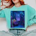 Book Library Bookshelf Armchair Window Pattern Print Comfort Colors Sweatshirt Butter Book Library Bookshelf Armchair Window Pattern Print Comfort Colors Sweatshirt Butter