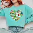 Book Lover Librarian Books Heart Valentine Comfort Colors Sweatshirt Butter Book Lover Librarian Books Heart Valentine Comfort Colors Sweatshirt Butter