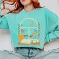 Book Lover Moonlight Reading Scene Night Comfort Colors Sweatshirt Butter