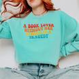 A Book Lover Without Her Kindle Is A Tragedy Apparel Comfort Colors Sweatshirt Butter