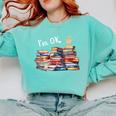 Book Lover For Women Readers Teacher Librarian Comfort Colors Sweatshirt Butter Book Lover For Women Readers Teacher Librarian Comfort Colors Sweatshirt Butter
