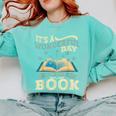 Book Lover Writer Author Comfort Colors Sweatshirt Butter