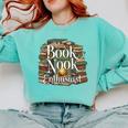 Book Nook Enthusiast Cozy Library Reader Collector Comfort Colors Sweatshirt Butter Book Nook Enthusiast Cozy Library Reader Collector Comfort Colors Sweatshirt Butter