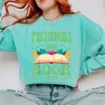 Book And Pajama Pajamas On Book Open Comfort Colors Sweatshirt Butter Book And Pajama Pajamas On Book Open Comfort Colors Sweatshirt Butter