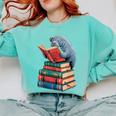 Book Reading Book Reader Manatees Sea Animal Sea Cow Manatee Comfort Colors Sweatshirt Butter Book Reading Book Reader Manatees Sea Animal Sea Cow Manatee Comfort Colors Sweatshirt Butter