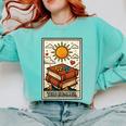 Book Reading Tarot Card The Reader Comfort Colors Sweatshirt Butter Book Reading Tarot Card The Reader Comfort Colors Sweatshirt Butter