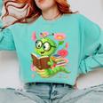 Book Worm Costume World Book Day Cute Kawaii Worm Reading Comfort Colors Sweatshirt Butter Book Worm Costume World Book Day Cute Kawaii Worm Reading Comfort Colors Sweatshirt Butter