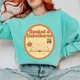 Booked & Unbothered Book Lover Tee Comfort Colors Sweatshirt Butter