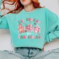 All Booked For Christmas Book Coffee Latte Gingerbread Comfort Colors Sweatshirt Butter