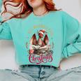All Booked For Christmas Dragon Comfort Colors Sweatshirt Butter
