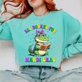 All Booked For Mardi Gras Crocodile Reading Book Teacher Comfort Colors Sweatshirt Butter All Booked For Mardi Gras Crocodile Reading Book Teacher Comfort Colors Sweatshirt Butter