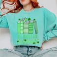 All Booked For St Patrick's Day Book Lover Lucky Shamrock Comfort Colors Sweatshirt Butter All Booked For St Patrick's Day Book Lover Lucky Shamrock Comfort Colors Sweatshirt Butter