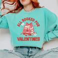 All Booked For Valentines Bow Heart Book Lover Valentine Day Comfort Colors Sweatshirt Butter All Booked For Valentines Bow Heart Book Lover Valentine Day Comfort Colors Sweatshirt Butter