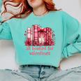 All Booked For Valentines Coquette Bow Book Lover Bookworm Comfort Colors Sweatshirt Butter All Booked For Valentines Coquette Bow Book Lover Bookworm Comfort Colors Sweatshirt Butter